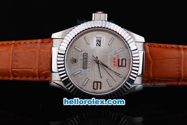 Rolex Datejust Working Chronograph Automatic Movement with Sliver Dial - Click Image to Close